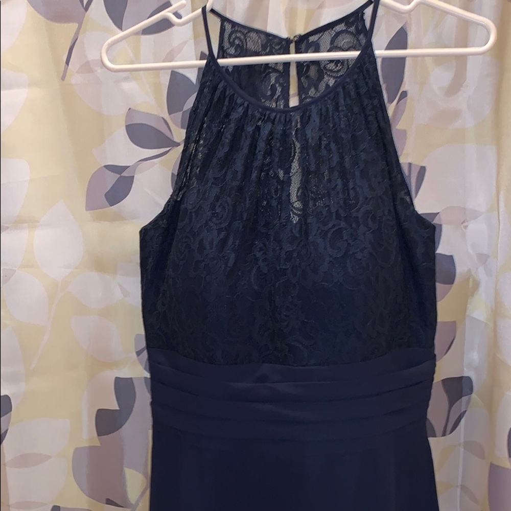 Country lace bridesmaid dress